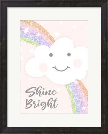 Framed Shine Bright Print