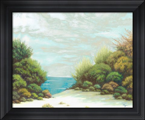 Framed Seashore II Print