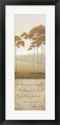 Framed Father You Are Print