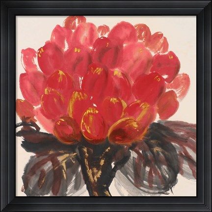 Framed Clover I Print