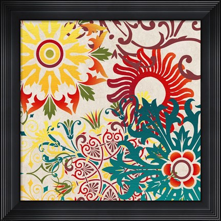 Framed Attraction I Print