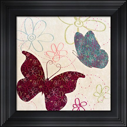 Framed Fly Away I Print