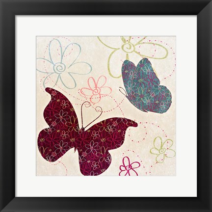 Framed Fly Away I Print