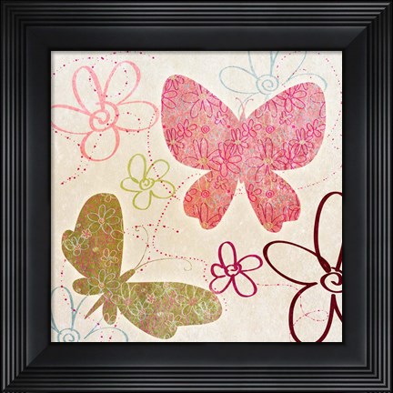 Framed Fly Away II Print