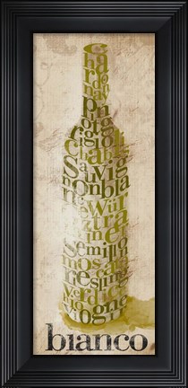 Framed Type of Wine II Print