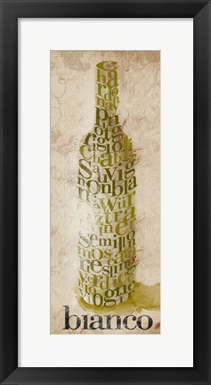 Framed Type of Wine II Print