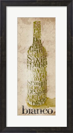Framed Type of Wine II Print