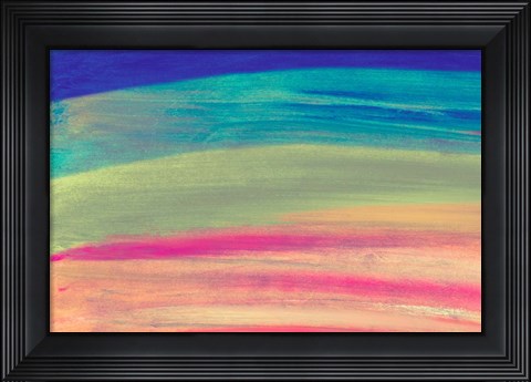 Framed Rainbow Abstract Print