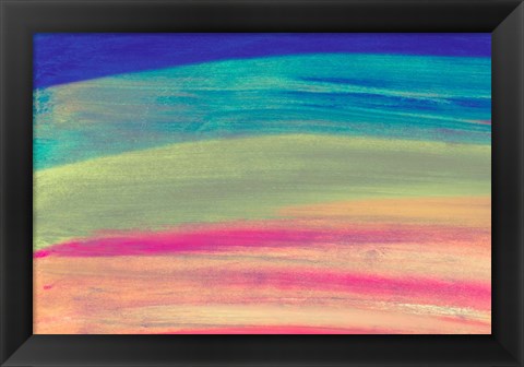 Framed Rainbow Abstract Print