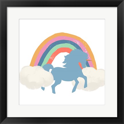 Framed Over the Rainbow Print