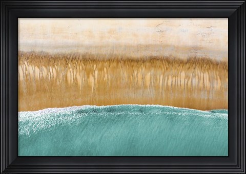 Framed Above the Beach Print