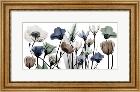 Framed Floral Neutrals 1 Print