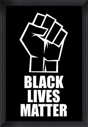 Framed Black Lives Matter Print