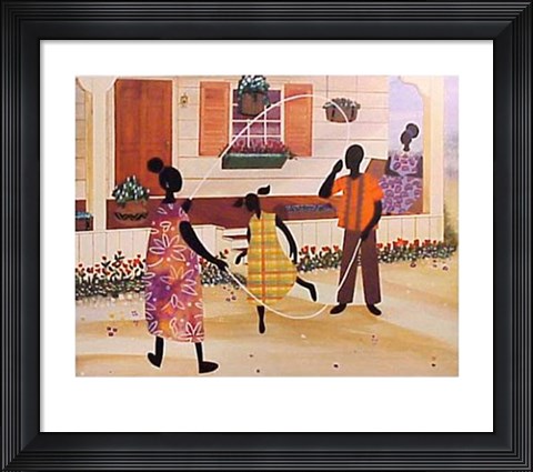 Framed Jump Rope Print