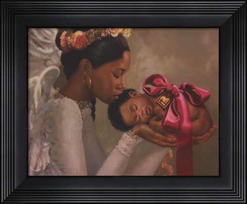 Framed Heaven Sent (girl) Print