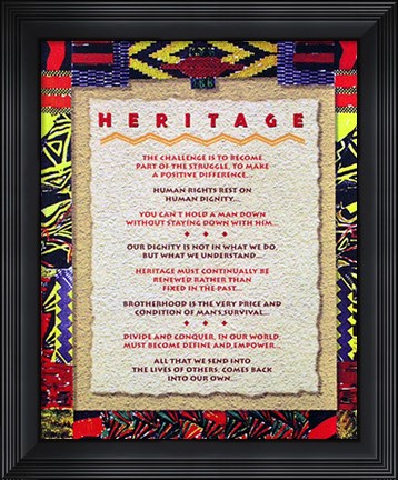 Framed Heritage Print
