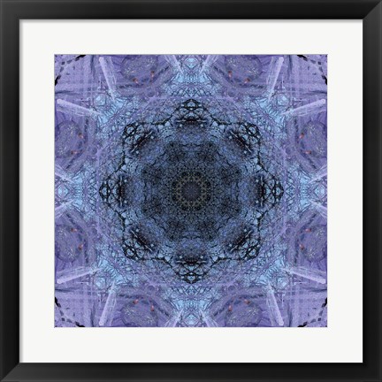 Framed Colorful Kaleidoscope 1 Print