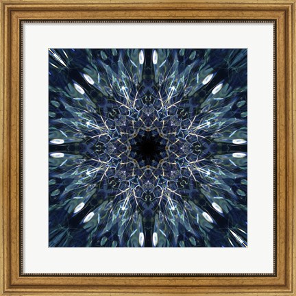 Framed Colorful Kaleidoscope 2 Print