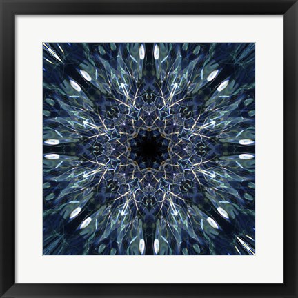 Framed Colorful Kaleidoscope 2 Print