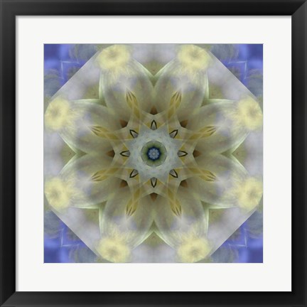 Framed Colorful Kaleidoscope 3 Print