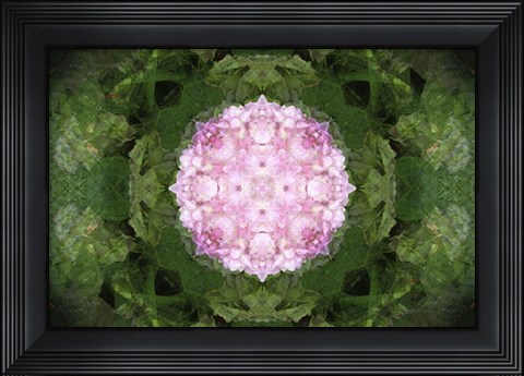 Framed Colorful Kaleidoscope 12 Print