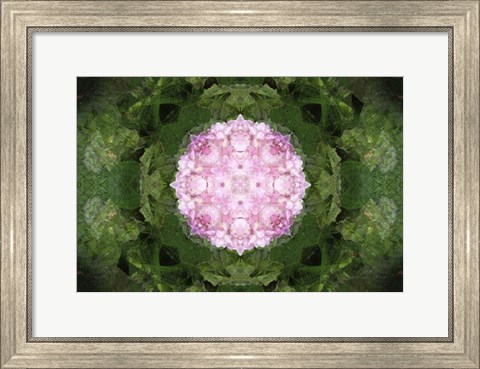 Framed Colorful Kaleidoscope 12 Print