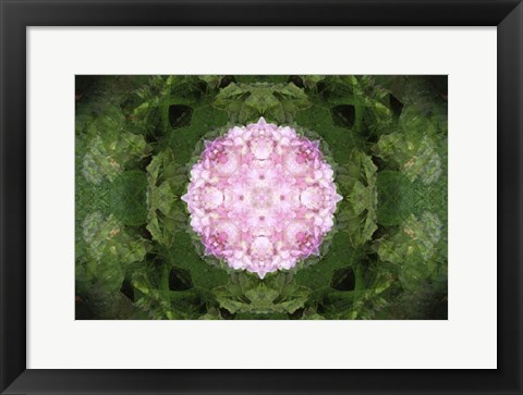 Framed Colorful Kaleidoscope 12 Print