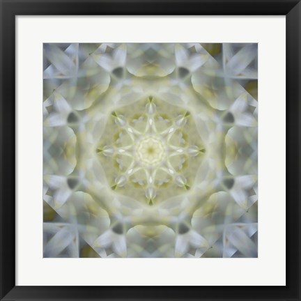 Framed Colorful Kaleidoscope 15 Print