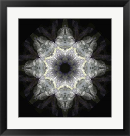 Framed Colorful Kaleidoscope 18 Print