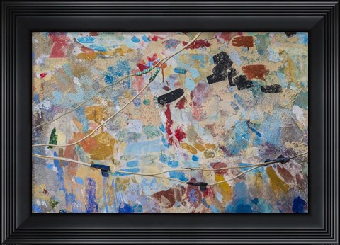 Framed Paint Samples on Wall Print