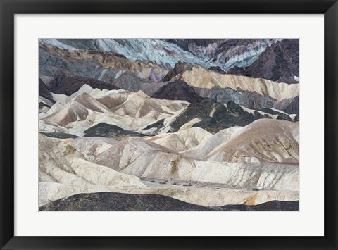 Framed California Twenty Mule Team Canyon, Death Valley National Park Print