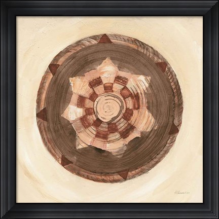 Framed Woven Beauty IV Dark Print