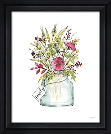 Framed Festive Foliage III Summer Print