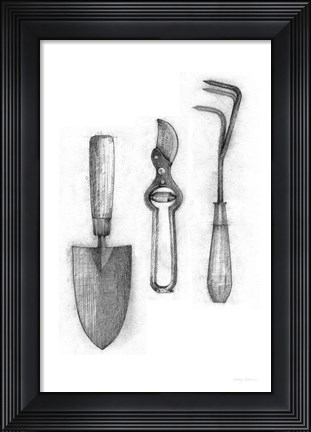 Framed Farm and Garden V Print