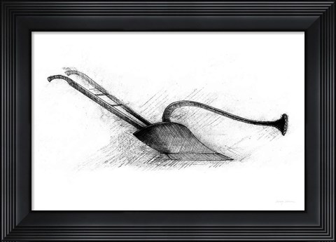 Framed Farm and Garden II Print