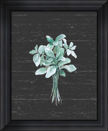 Framed Farmhouse Cotton VI Black No Words Print