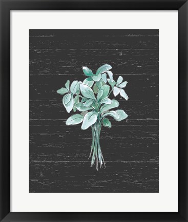 Framed Farmhouse Cotton VI Black No Words Print