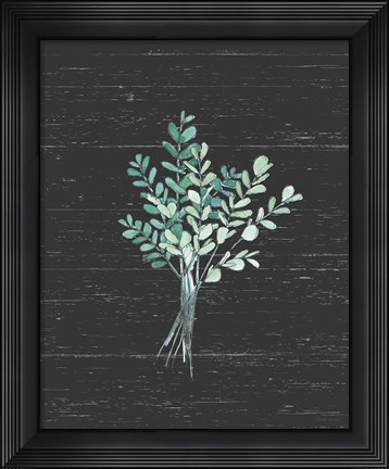 Framed Farmhouse Cotton V Black No Words Print