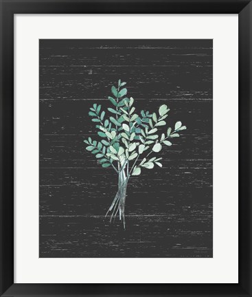 Framed Farmhouse Cotton V Black No Words Print