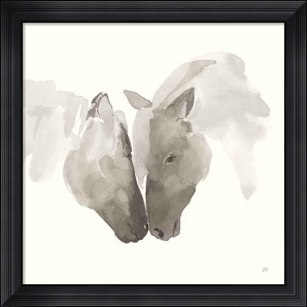 Framed Nuzzling III Print