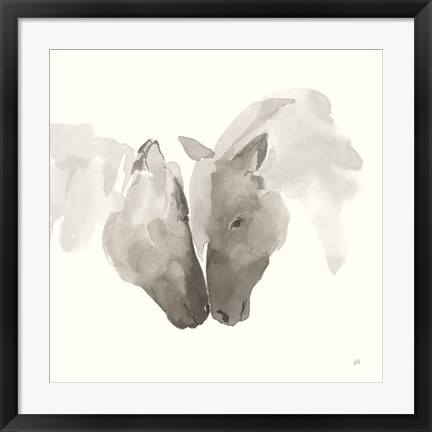 Framed Nuzzling III Print