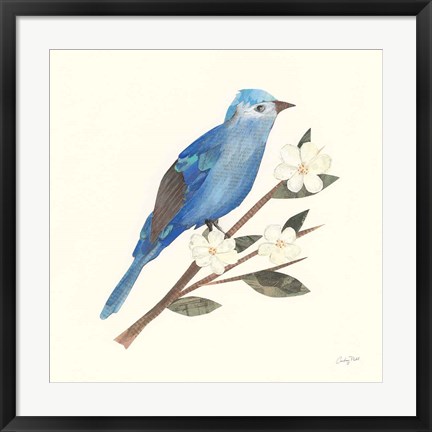 Framed Birds and Blossoms III Print