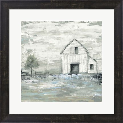 Framed Iowa Barn II Print