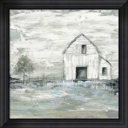 Framed Iowa Barn II Print