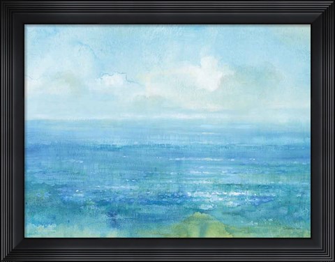 Framed Sea Sparkle I Print