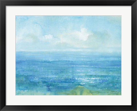 Framed Sea Sparkle I Print