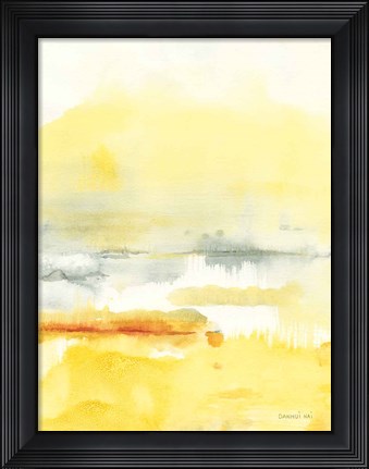 Framed Saffron II Print