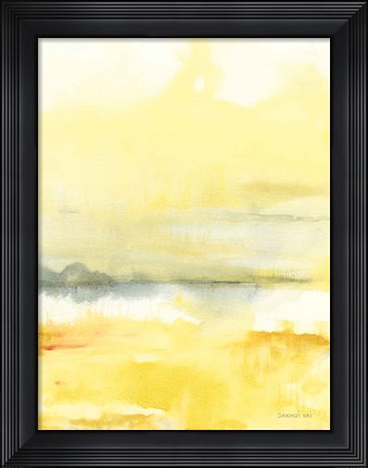 Framed Saffron I Print