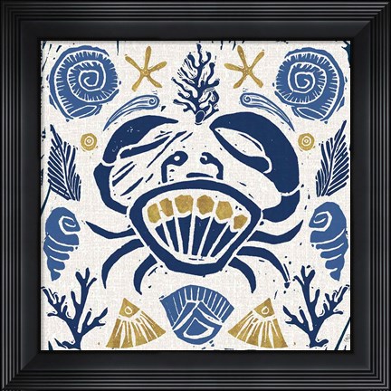 Framed Primitive Sea VII Print