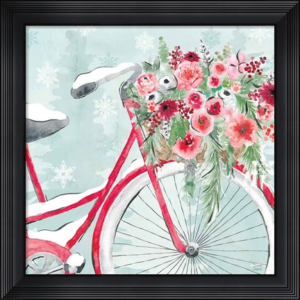 Framed Holiday Ride V Print